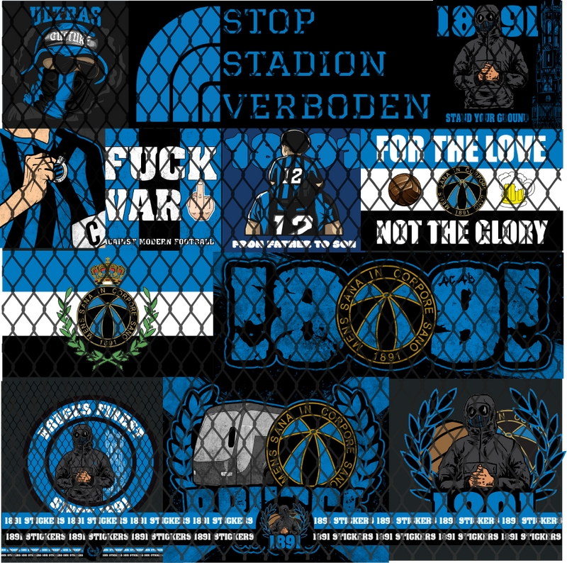 1891 Sticker Set
